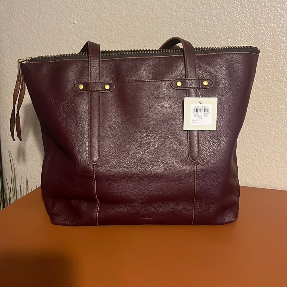 NWT Fossil Felicity Tote - Fig